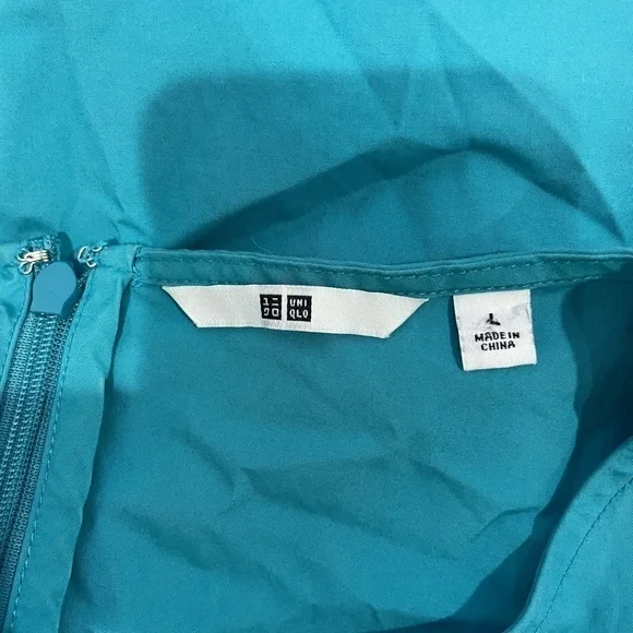 Uniqlo Turquoise Sleeveless Dress with Pockets - Picture 8 of 8